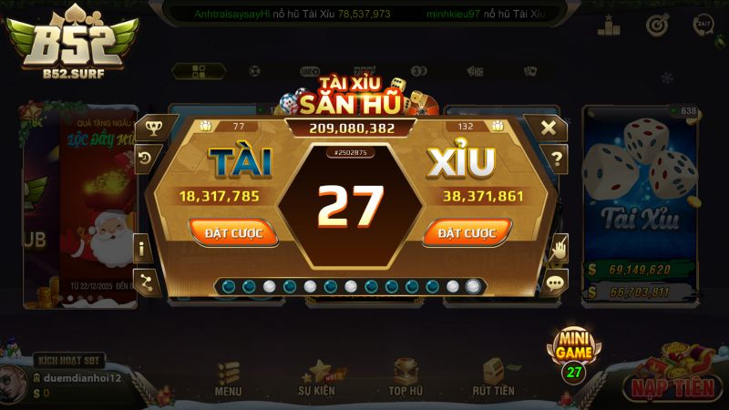 Giới thiệu về Tài Xỉu B52 Club