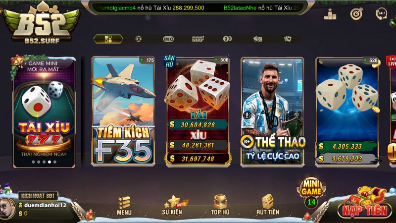 Những lưu ý khi thực hiện nạp tiền và rút tiền B52 Club